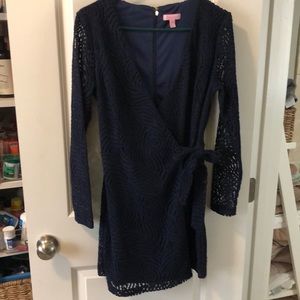 Lilly Pulitzer wrap tiki dress